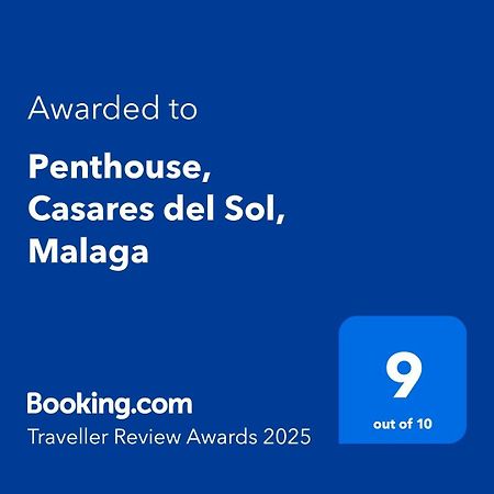 Apartmán Penthouse, Casares Del Sol, Malaga Exteriér fotografie
